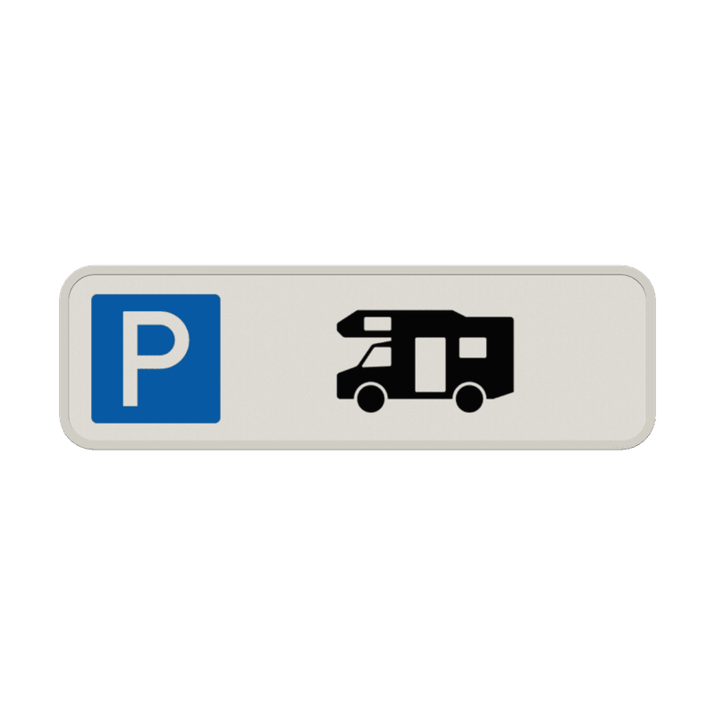 Parkschilder - Parkplatz nur für Wohnmobile