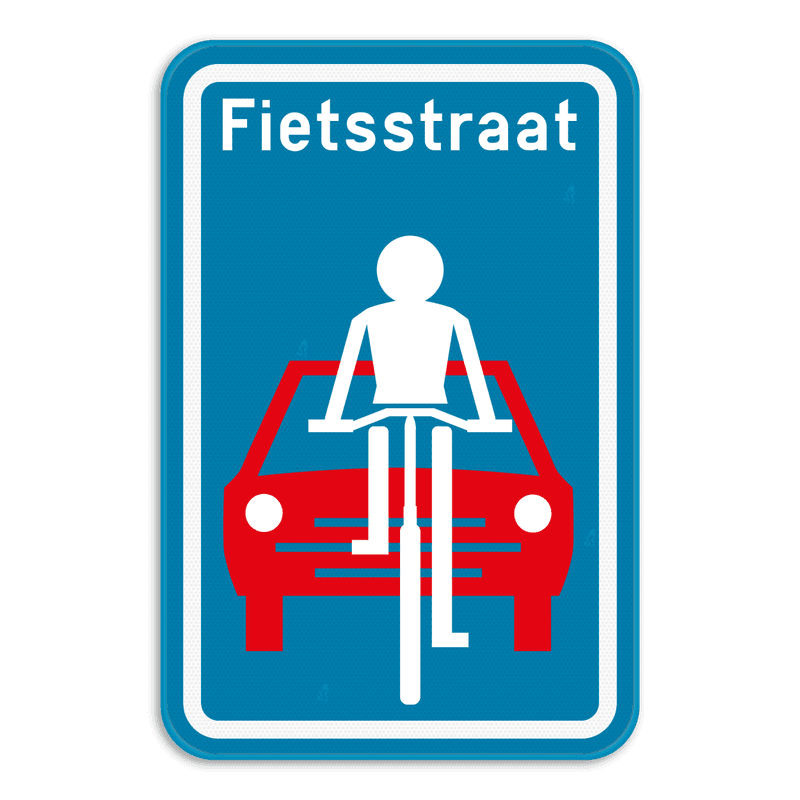 Verkeersbord SB250 F111 - Fietsstraat