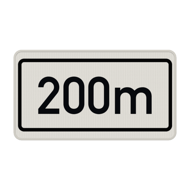 Verkehrszeichen 1004-32 - Nach ... m (meter)