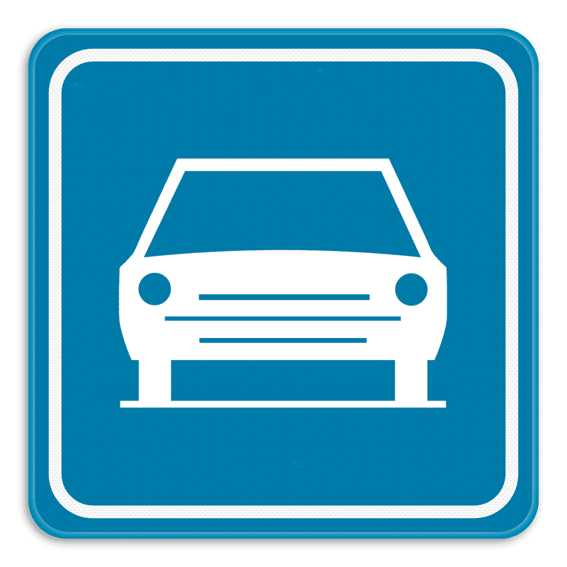 Verkeersbord SB250 F9 - Autoweg