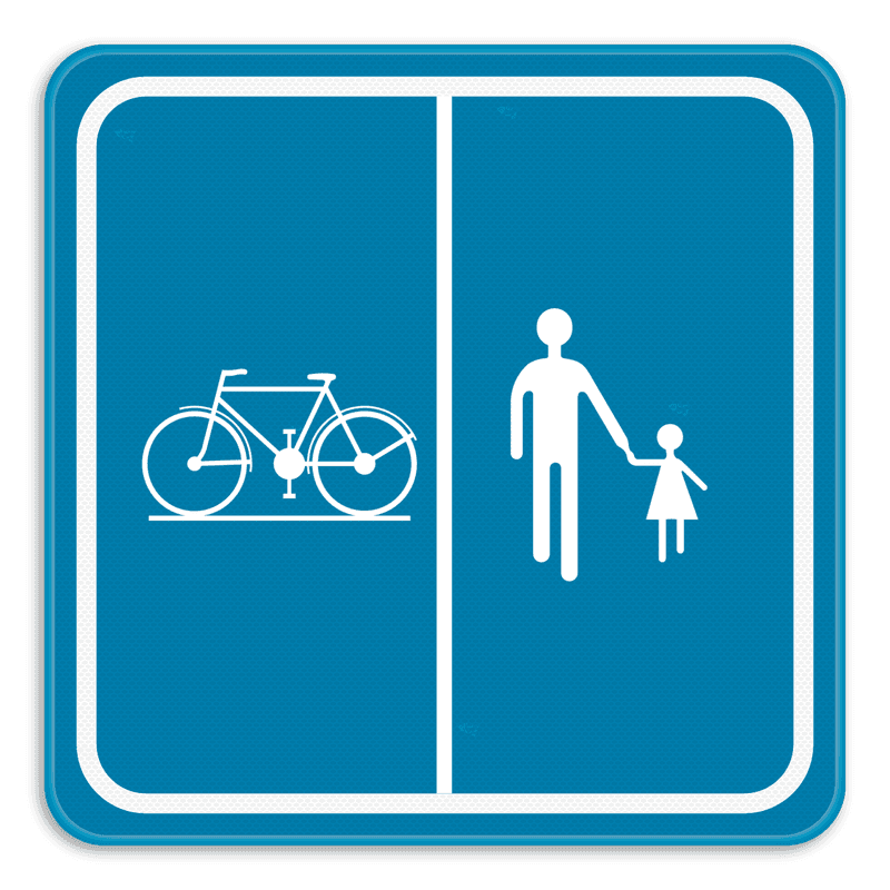 Verkeersbord SB250 F99b