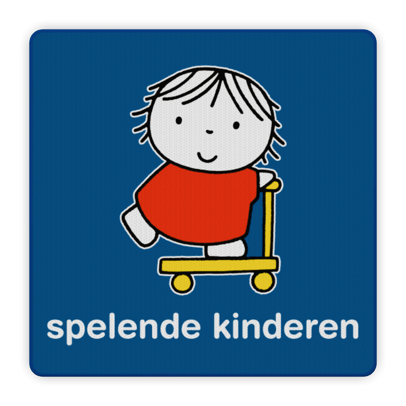 Attentiebord Dick Bruna - op de step - LV.AB.H5