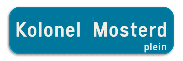Straatnaambord gepersonaliseerd met extra ondertekst 700x200mm