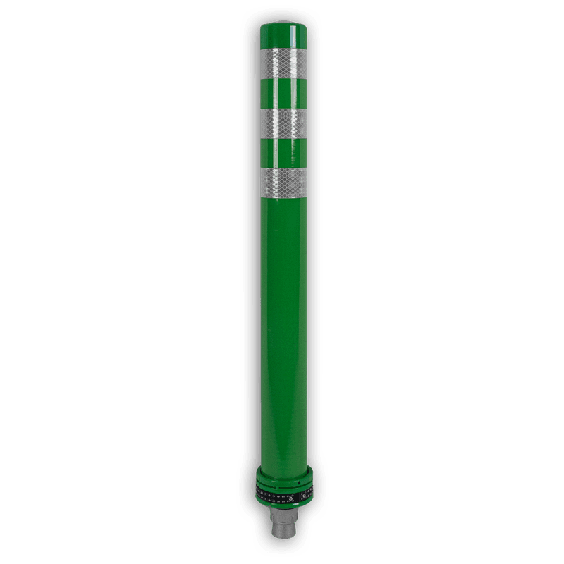 Pole Cone Traffic verkeerspaal - verwijderbaar (NS) - Groen/wit