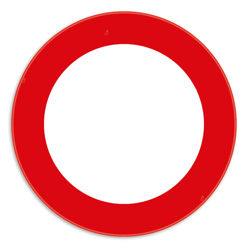 Verkeersbord SB250 C3 - Verboden toegang