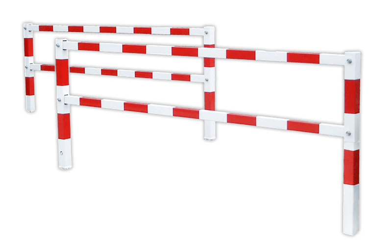 Gatterschranke 2-seitig, horizontal drehbar - 2500 bis 6500mm Sperrbreite