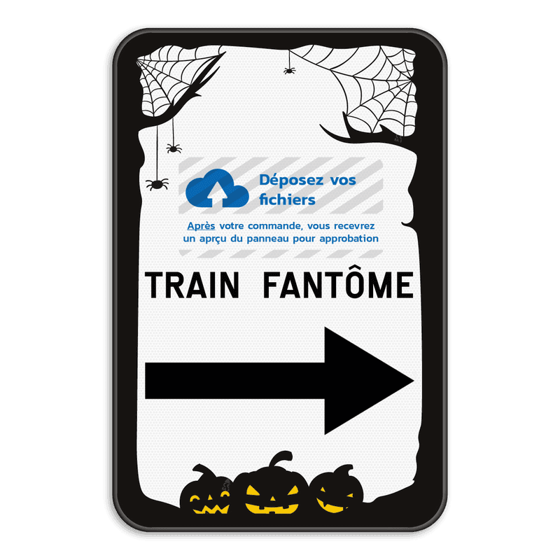 Panneau - Halloween - Personnalisable