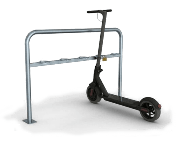 Arceau pour trottinettes électriques en acier - 5 places