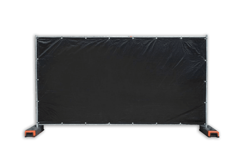 Bouwhekdoek zwart - 3410x1750mm