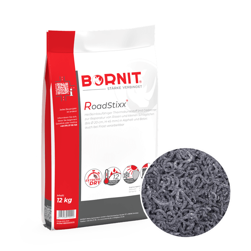 Road Stixx BORNIT thermoplastische asfaltreparatie - zak 12kg