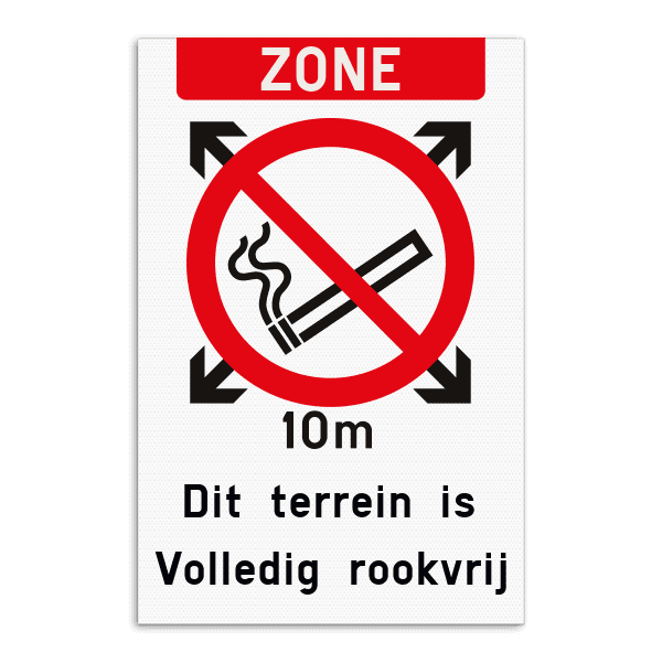 Rookverbodsbord - vlakke uitvoering