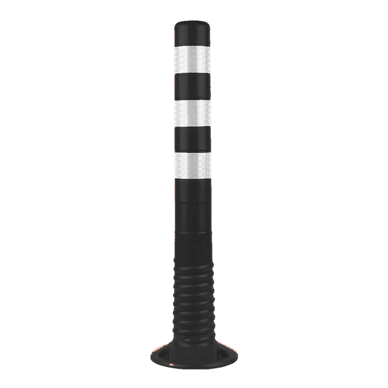 Afzetpaal flexibel TS-FLEX zwart/wit - klasse 2 - 750mm