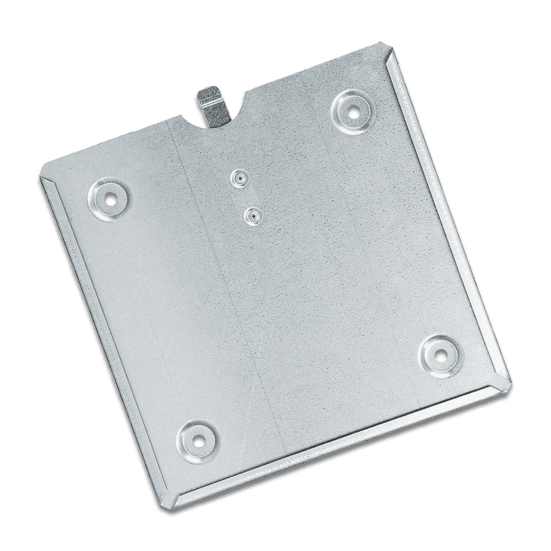 ADR bord houder RVS met sluitclip - 250x250/300x300mm