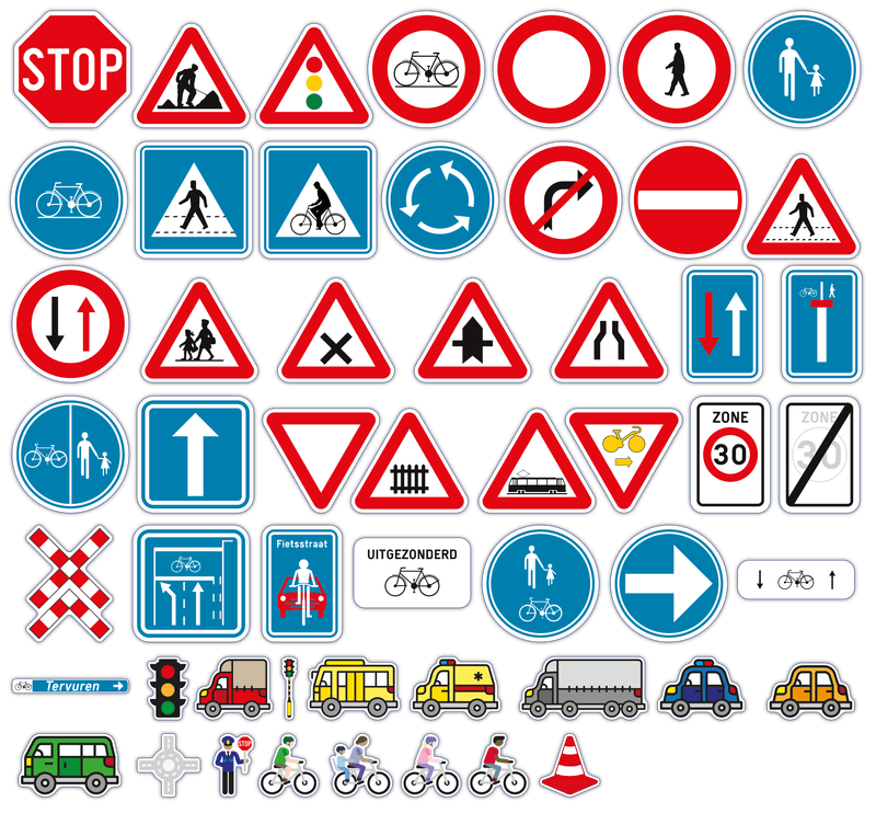 Magneetset - Verkeer op school