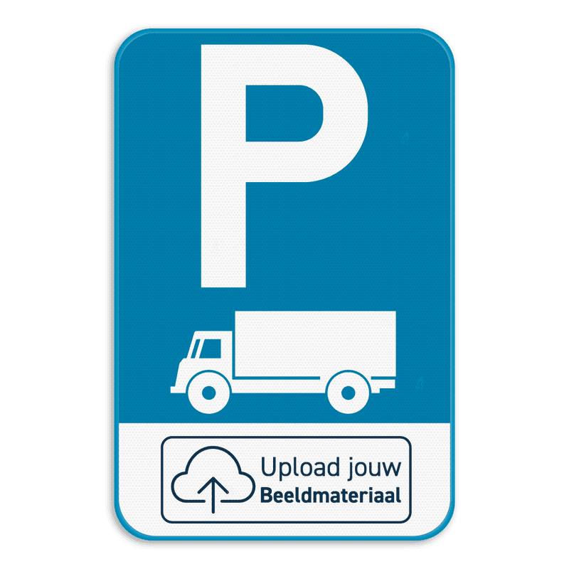 Parkeerbord E9c - Met je eigen logo