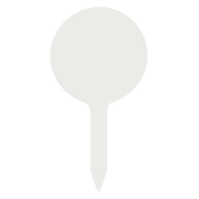 Insteek bord PVC 5mm Ø150mm