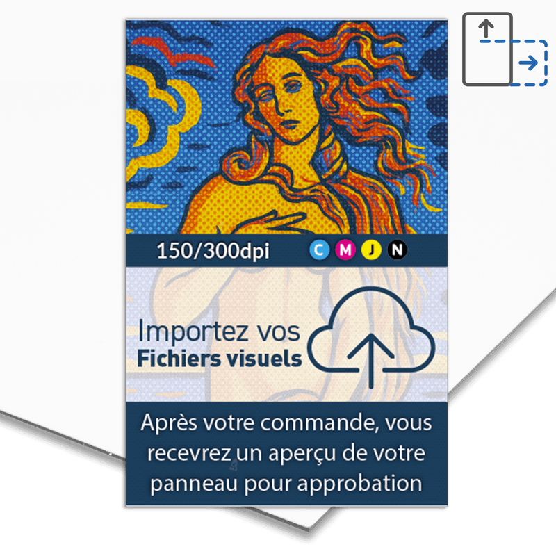 Plaque en aluminium personnalisée – impression sur mesure