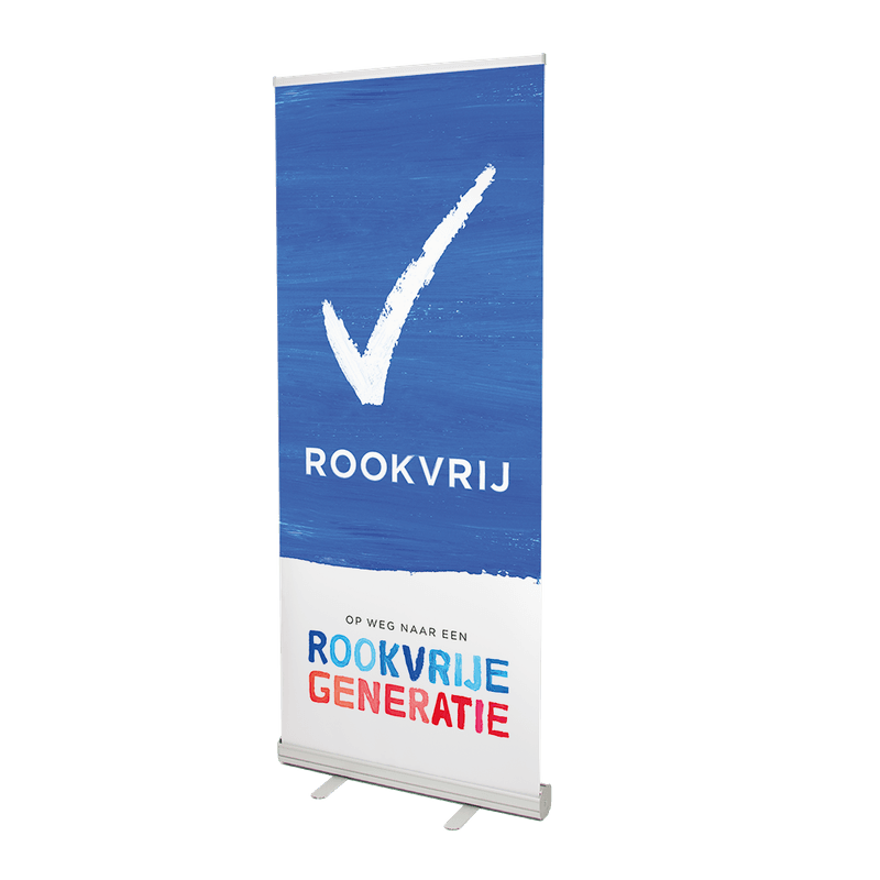 Roll-up banner 850x2000mm - Rookvrije Generatie