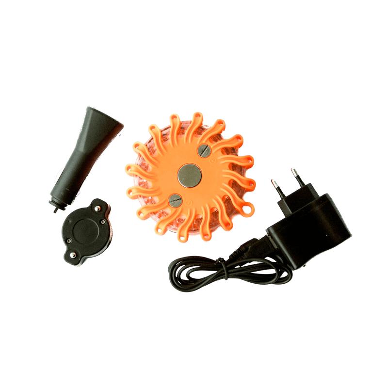 Balise lumineuse RoadFLARE LED orange – 9 modes de signalisation
