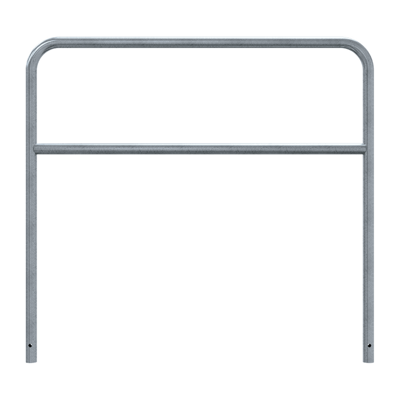 Barrière de guidage acier Ø48 mm avec barre centrale