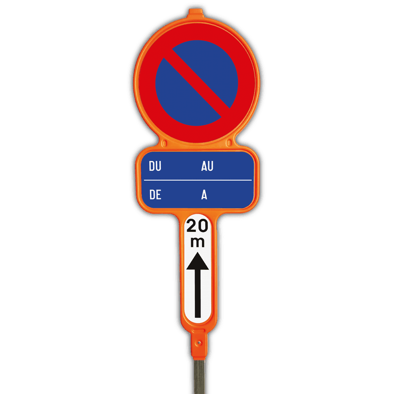 Panneaux d'interdiction de stationnement en PEHD - E1