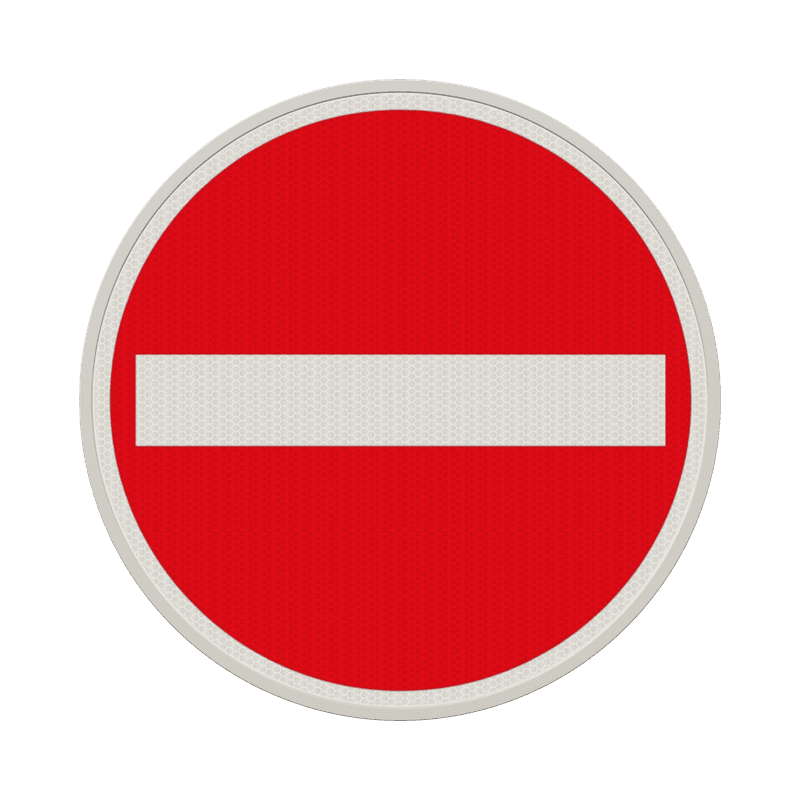 Verkehrszeichen 267 - Verbot der Einfahrt / Einfahrt verboten