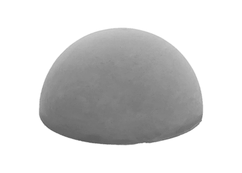 Demi-sphère de stationnement en béton gris Ø330mm – 22kg