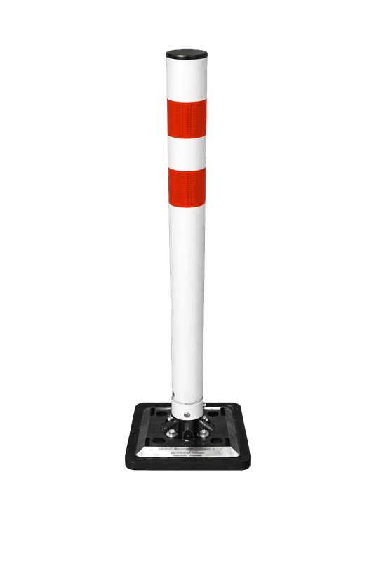 KICKBACK flexibele paal - Wit/Rood - Ø60mm