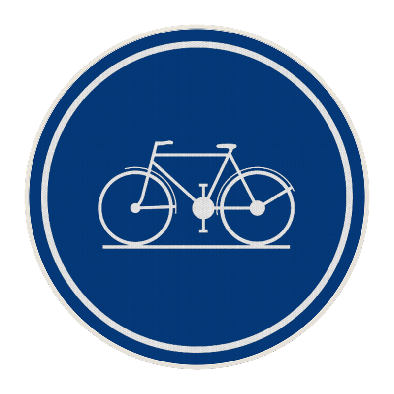 Panneau d'obligation G2000 D7 - Piste cyclable obligatoire