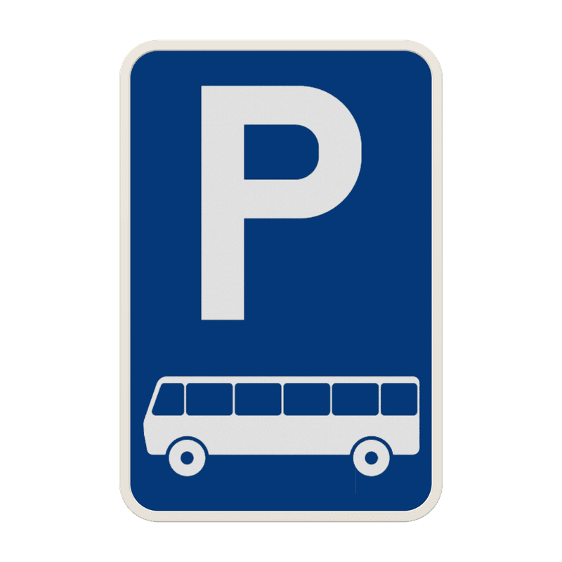 Panneau G2000 - E9d - Stationnement réservé aux autocars