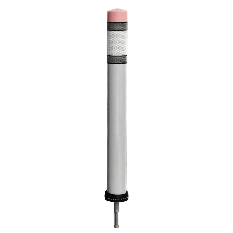 Flexpaal Pole Cone PENCIL Ø80x800mm - wit RA2