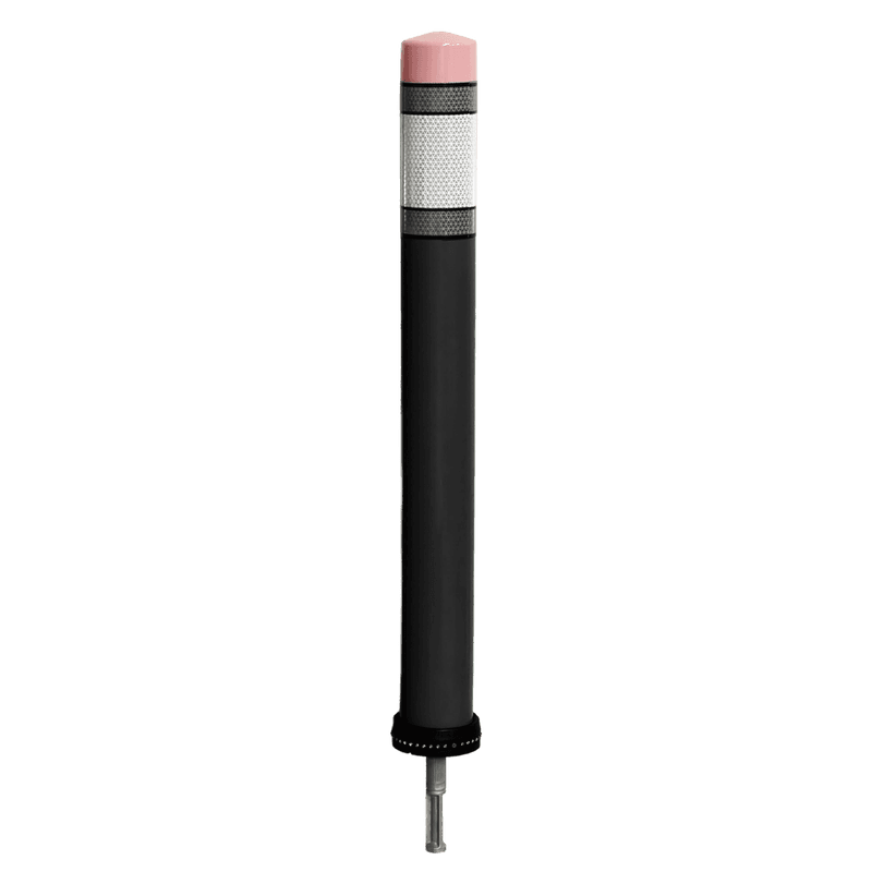 Flexpaal Pole Cone PENCIL Ø80x800mm - zwart/wit RA2