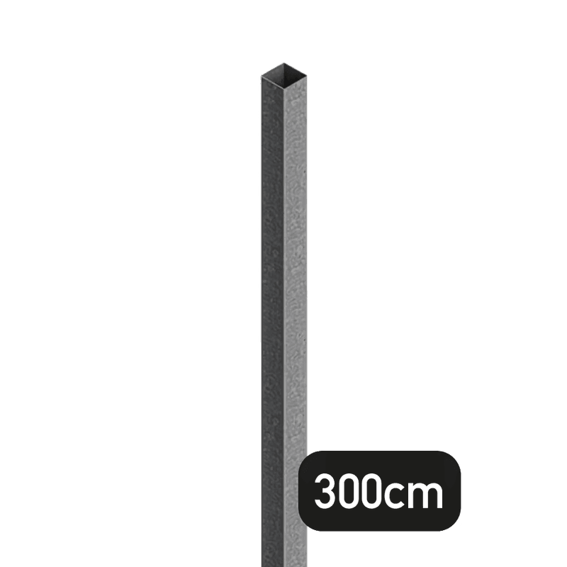 Schaftrohr aus Stahl 40x40mm – Länge 3000mm