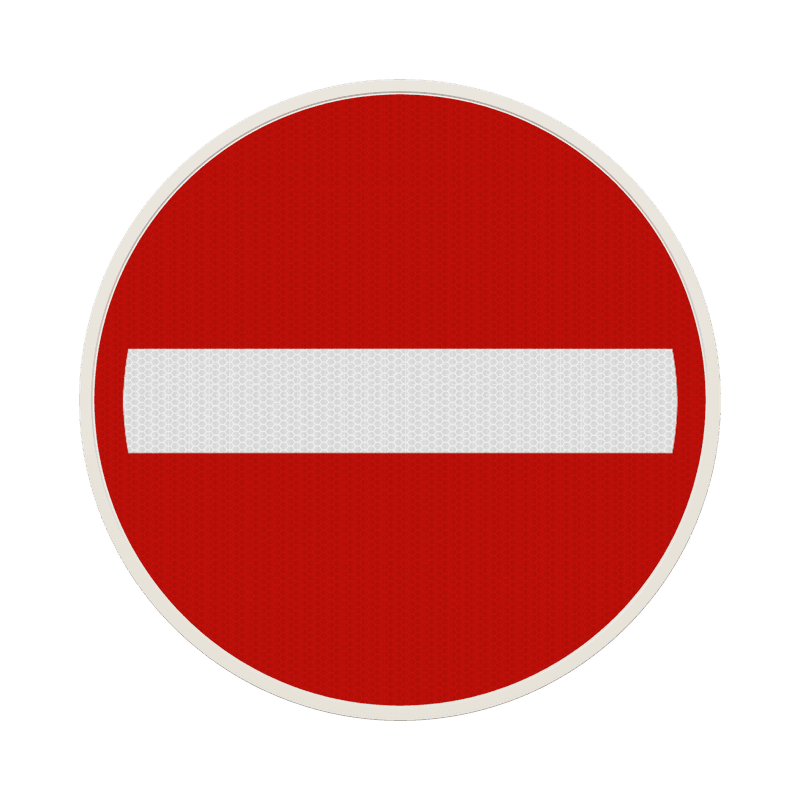 Panneau G2000 - C1 - Sens interdit pout tout conducteur