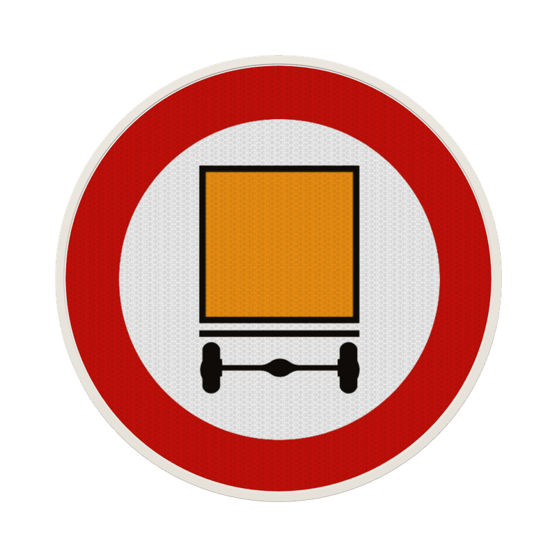 Panneau G2000 - C24a - Accès interdit aux conducteurs de véhicules transportant des marchandises dangereuses