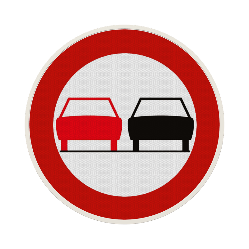 Panneau G2000 - C35 - Dépassement interdit