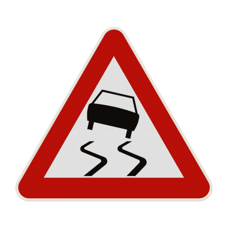 Panneau G2000 - A15 - Chaussée glissante