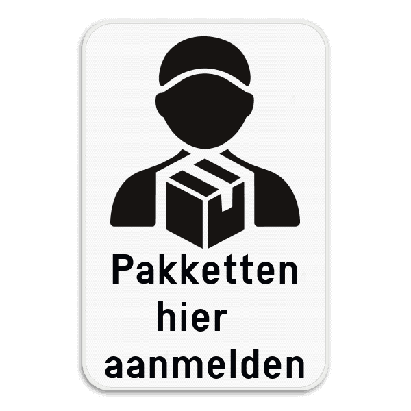informatiebord - Pakketten aanmelden