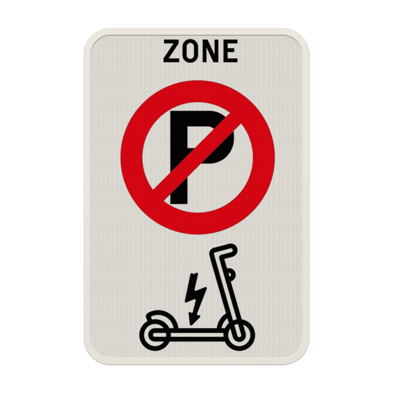 Panneau Interdiction de Stationner – Trottinettes Électriques