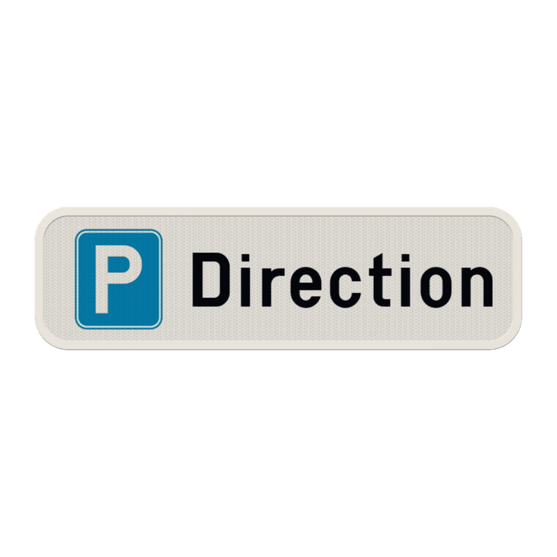 Panneau de stationnement - Direction