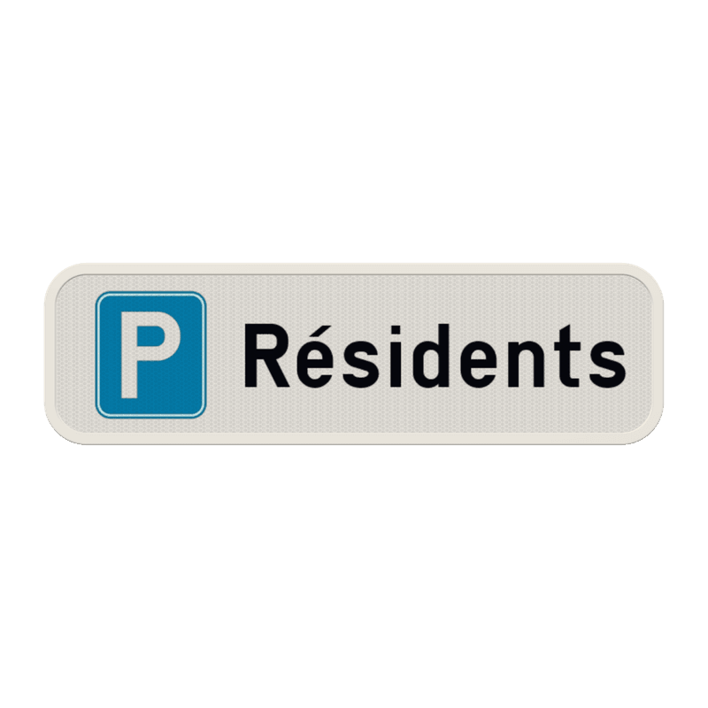 Panneau de stationnement - Résidents