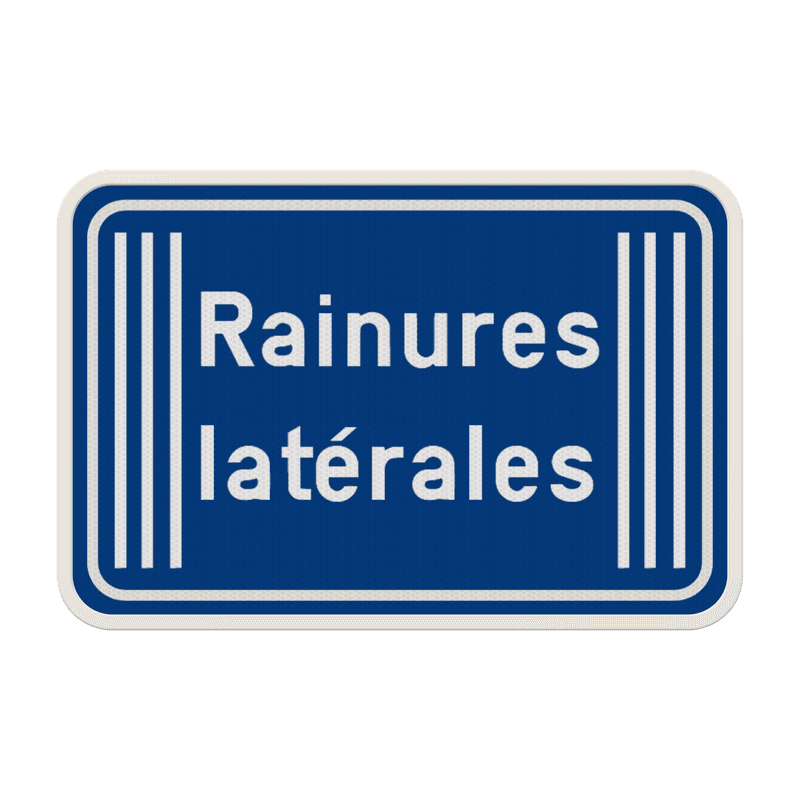 Panneau G2000 - G type III - Rainures latérales