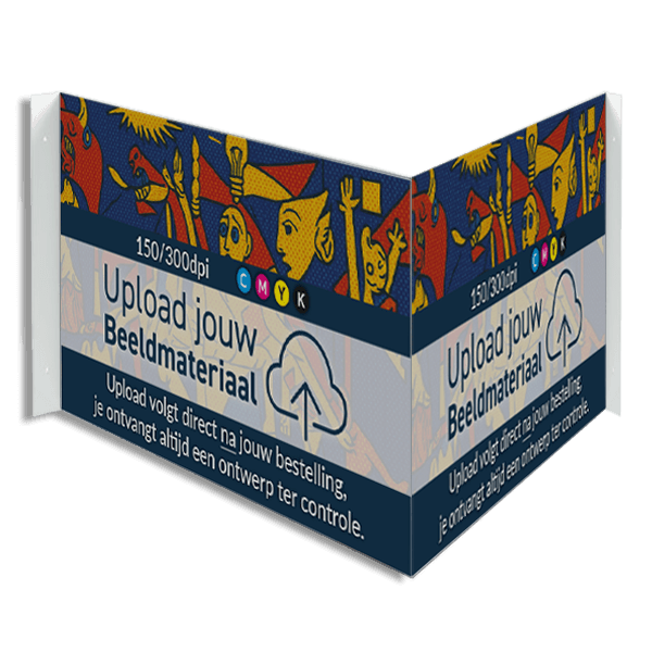 Panoramisch bord - met eigen ontwerp / logo