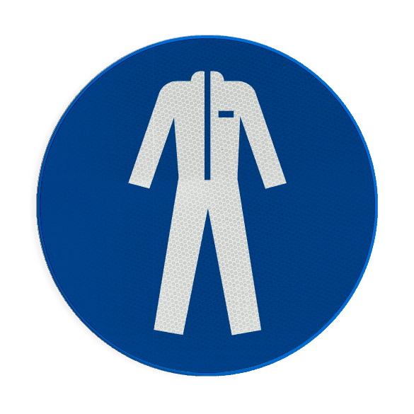 Veiligheidsbord M010 - Beschermende werkkleding verplicht