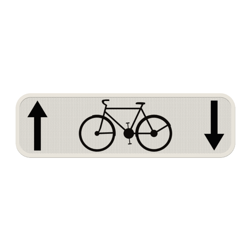 Panneau G2000 - M4 - Cyclistes autorisés dans les deux sens