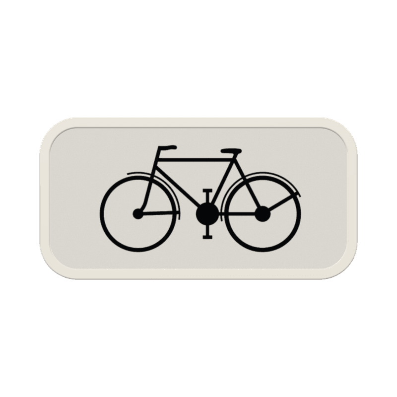 Panneau G2000 - M1 - Uniquement pour les cyclistes