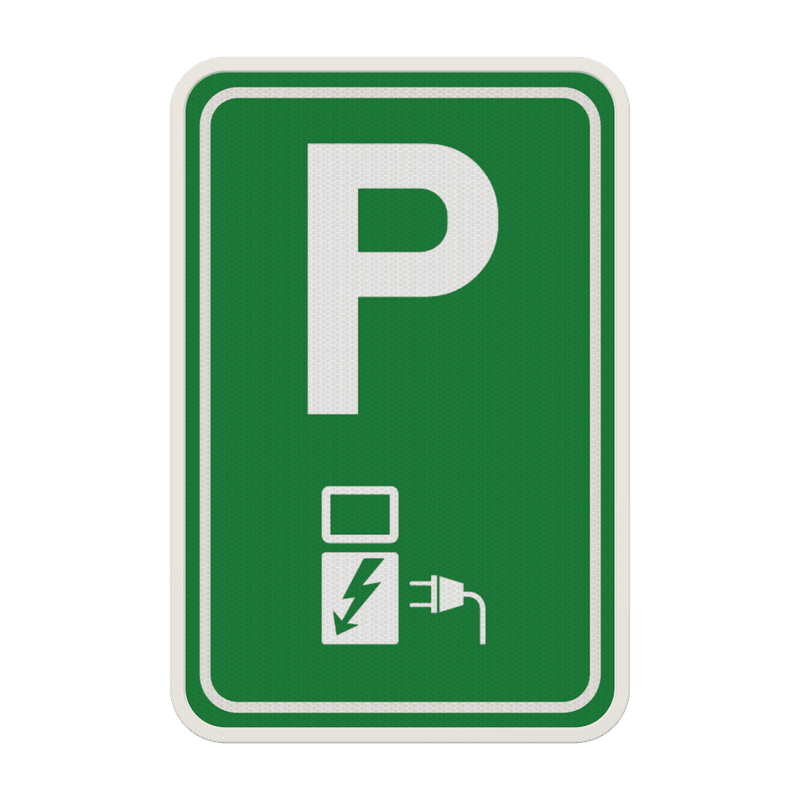 Panneau de signalisation - Borne de recharge voiture électrique
