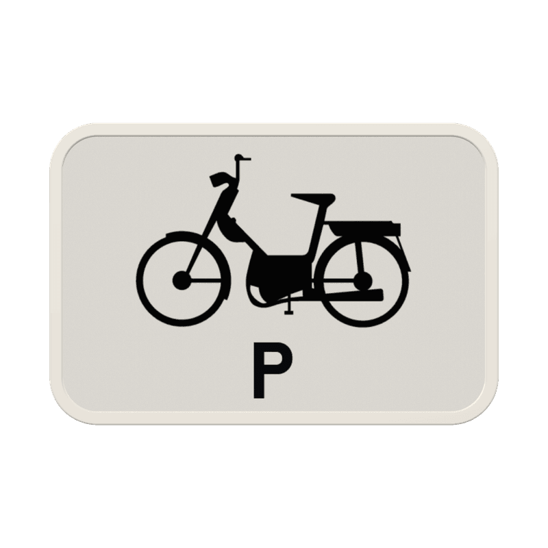 Panneau G2000 - M19 - Reservé aux cyclomoteurs