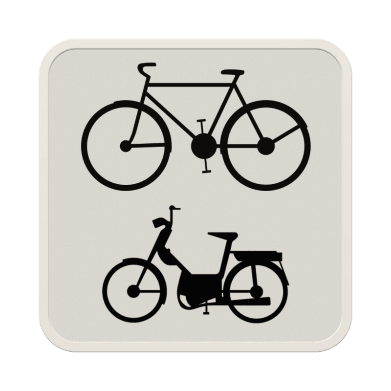 Panneau G2000 - M24 - Réservé aux bicyclettes et trottinettes
