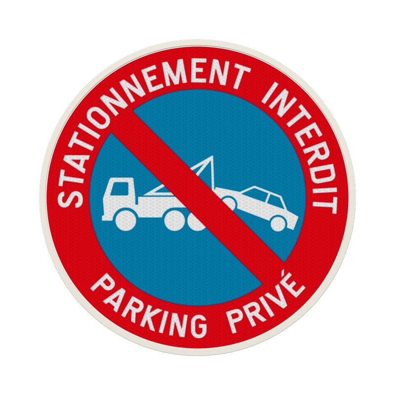 Panneau de stationnement - E1 - Parking Privé